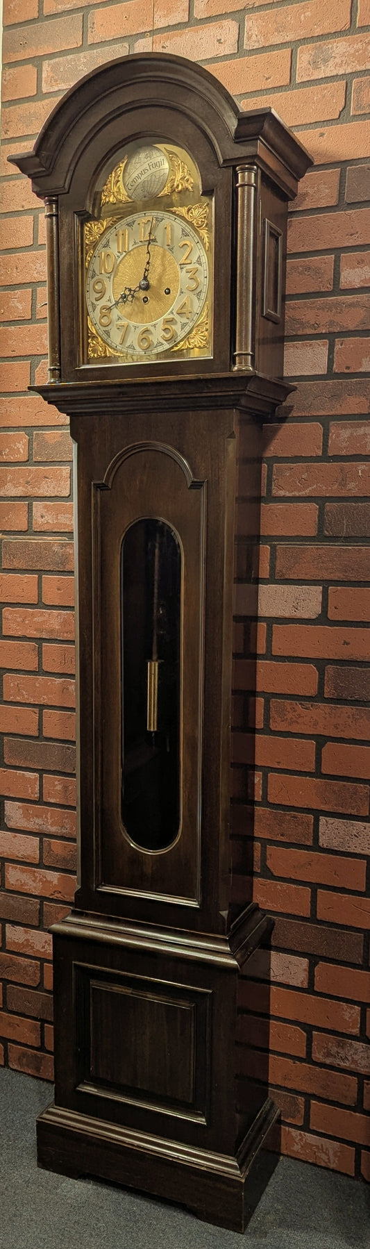 Traditional Mahogany Grandfather Clock - 6ft 4in Longcase Clock