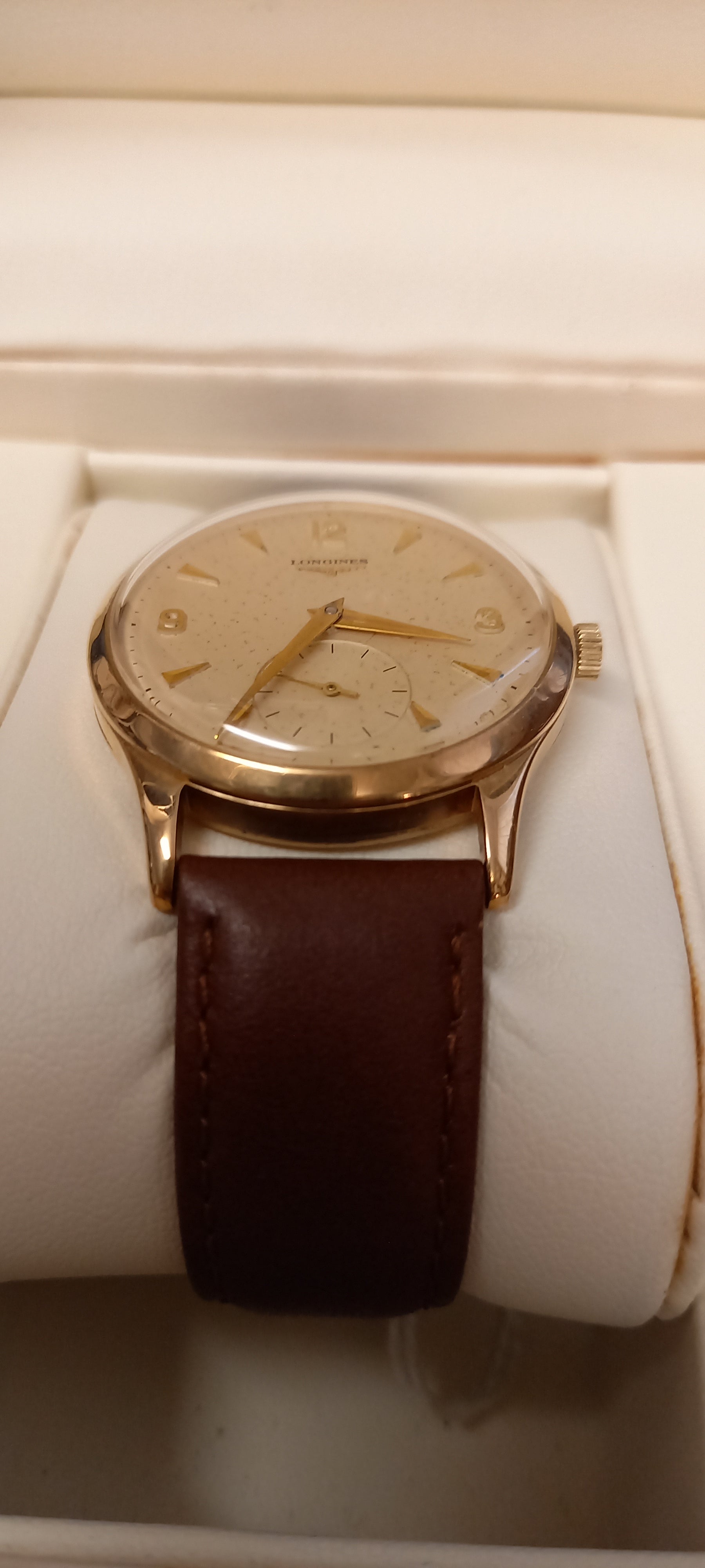 Vintage Longines Manual Mechanical Watch, subs seconds dial