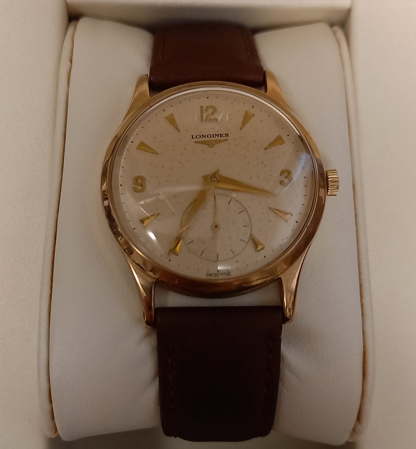 Vintage Longines Manual Mechanical Watch, subs seconds dial