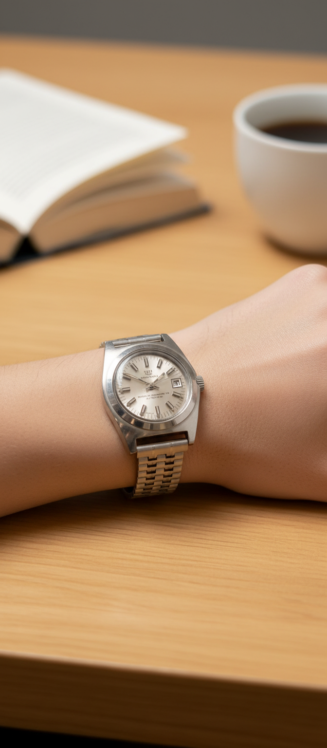 Vintage Seafarer S/Steel Ladies Automatic Watch