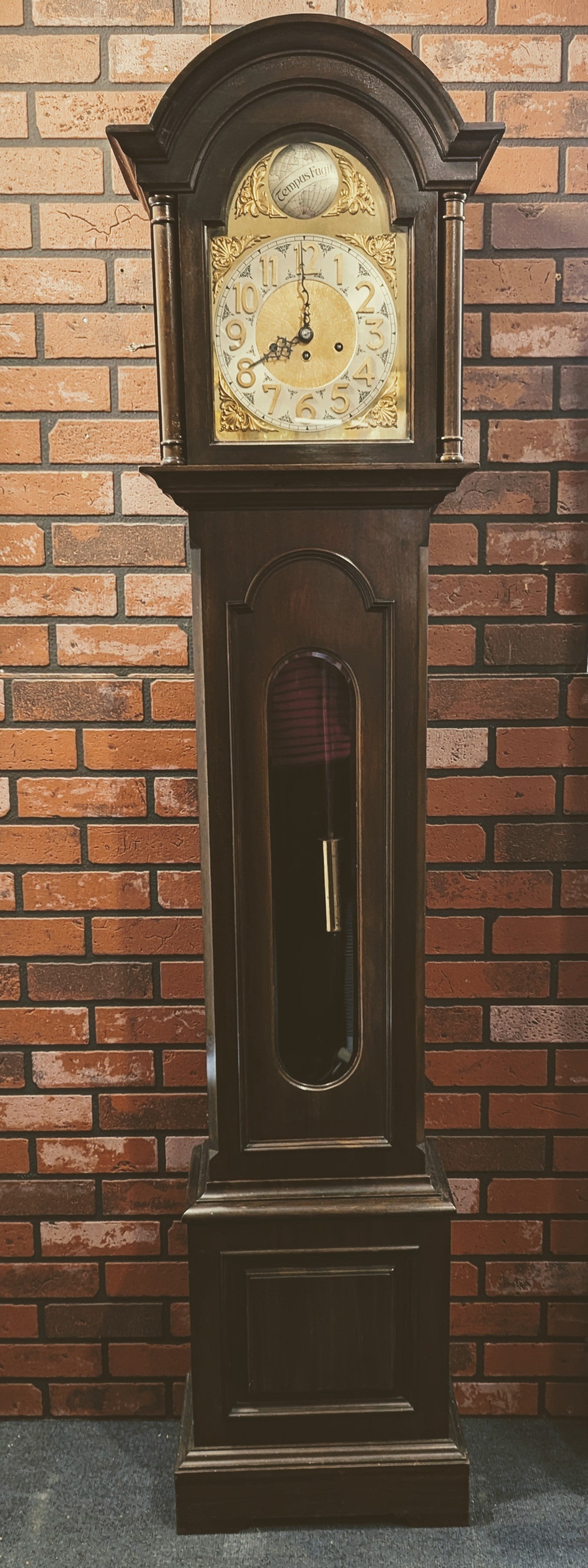 Mahogany Grandfather Clock