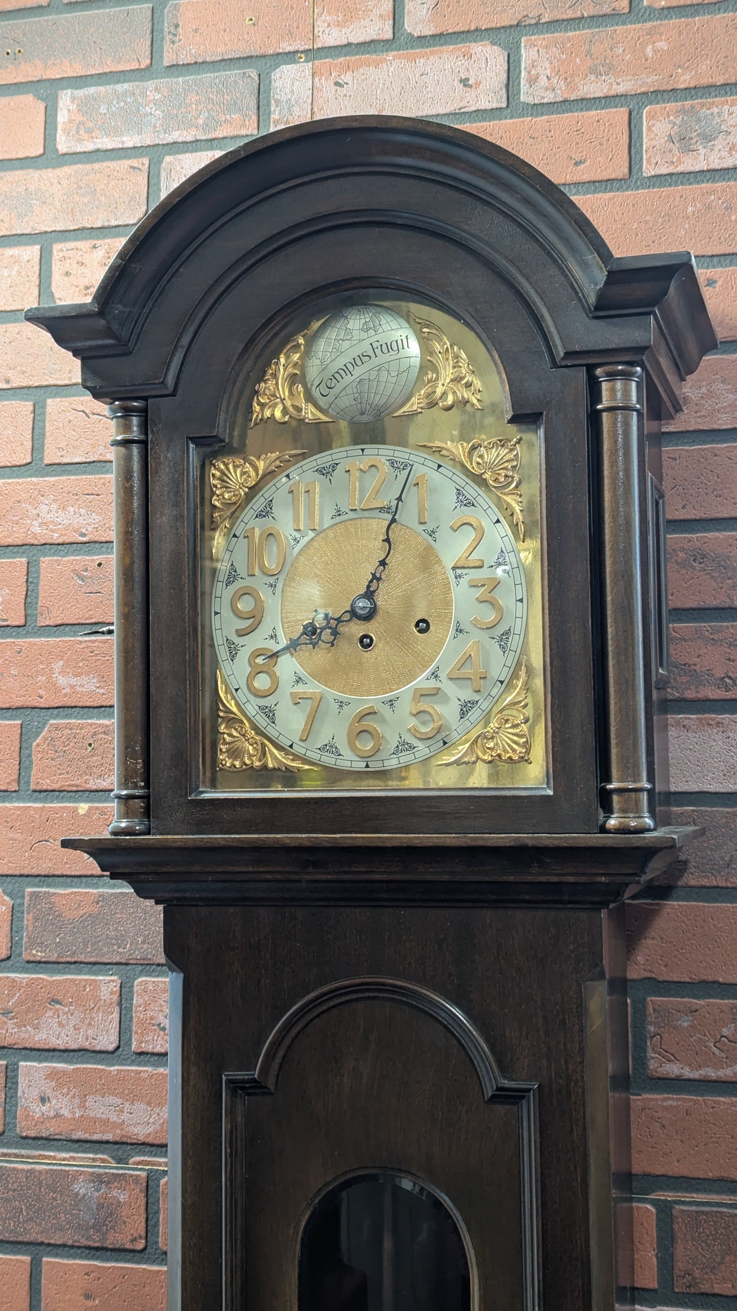 Traditional Mahogany Grandfather Clock - 6ft 4in Longcase Clock