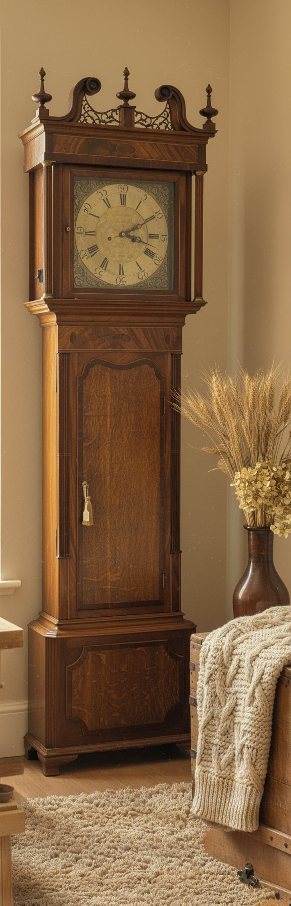 Major Scholfield Manchester Longcase Clock | Antique Brass Dial c.1780