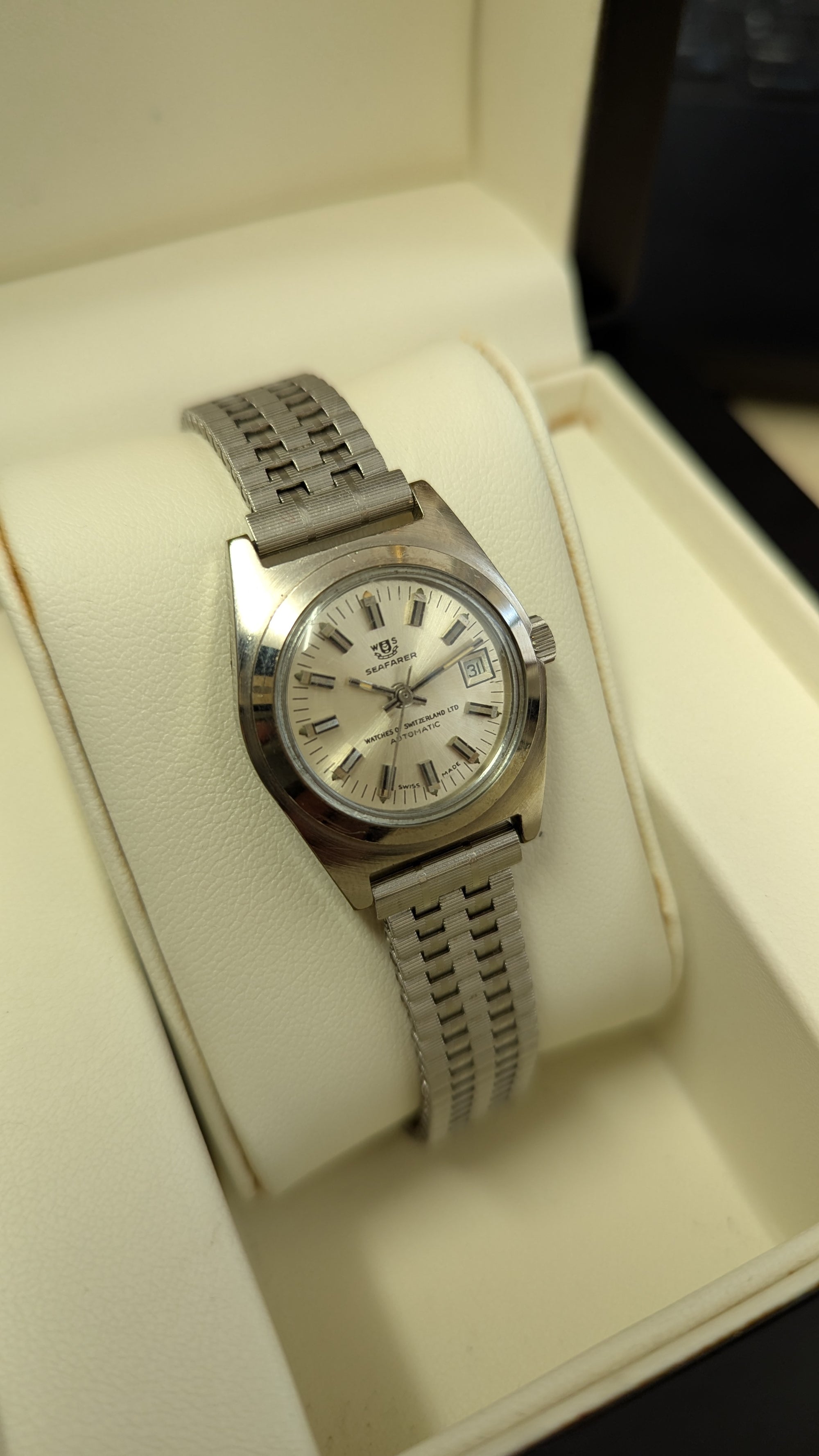 Vintage Seafarer S/Steel Ladies Automatic Watch