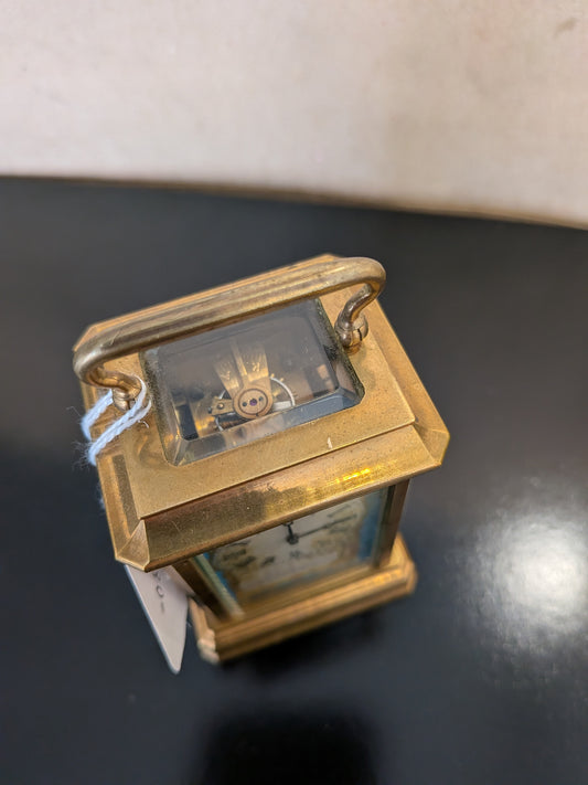 Miniature Sevres-style carriage clock