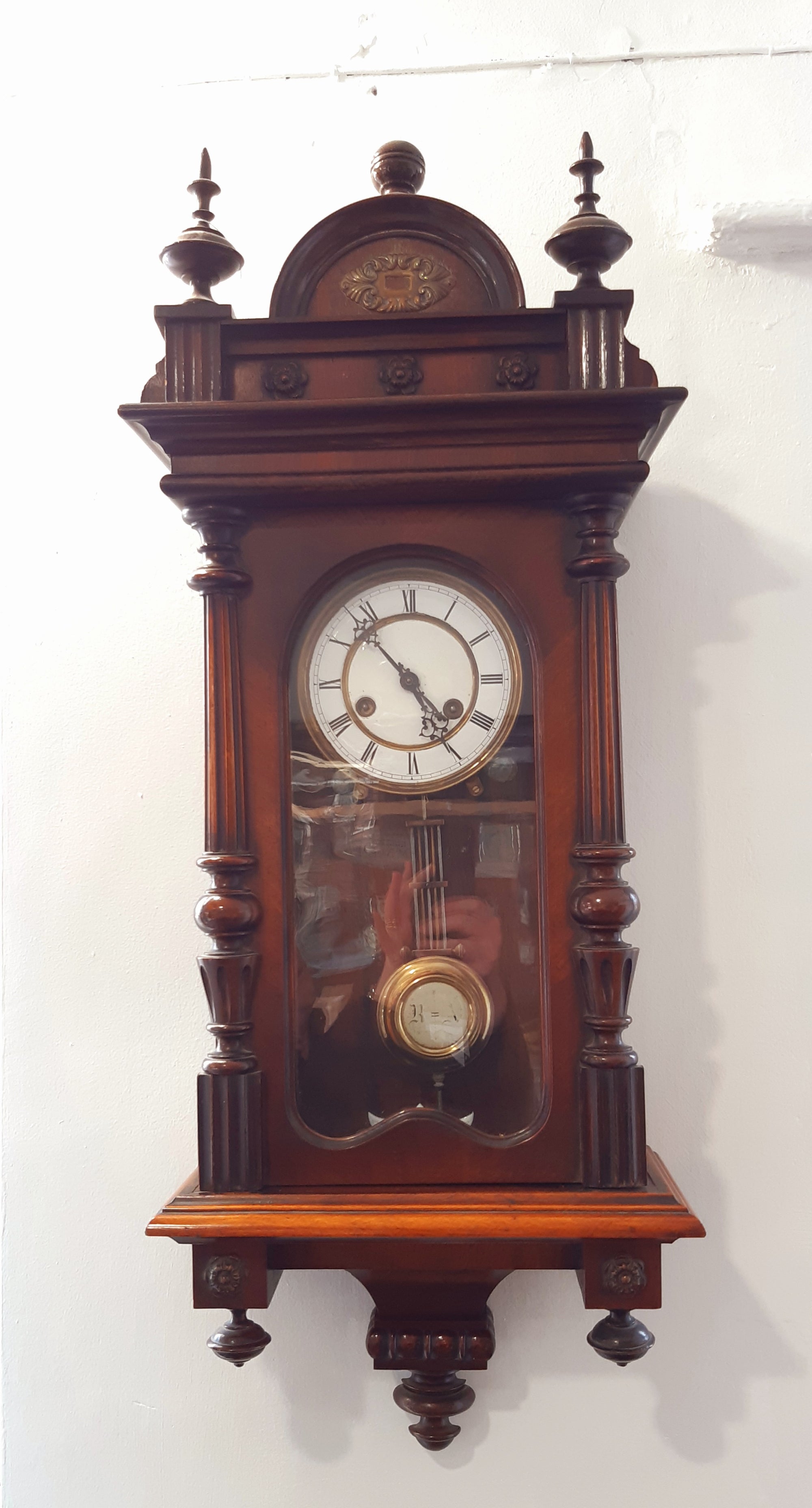 Bavarian 8 Day Strike Wall Clock - SH Antique | Antique Clock | Clock Corner