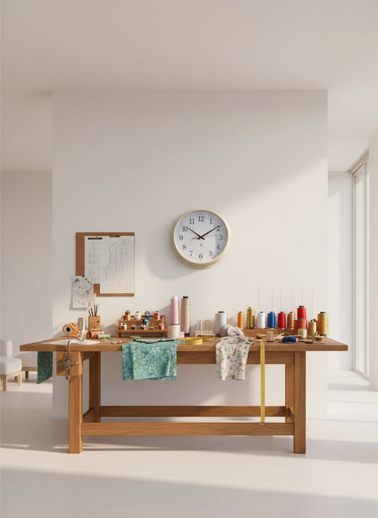 Ivory Wall Clock