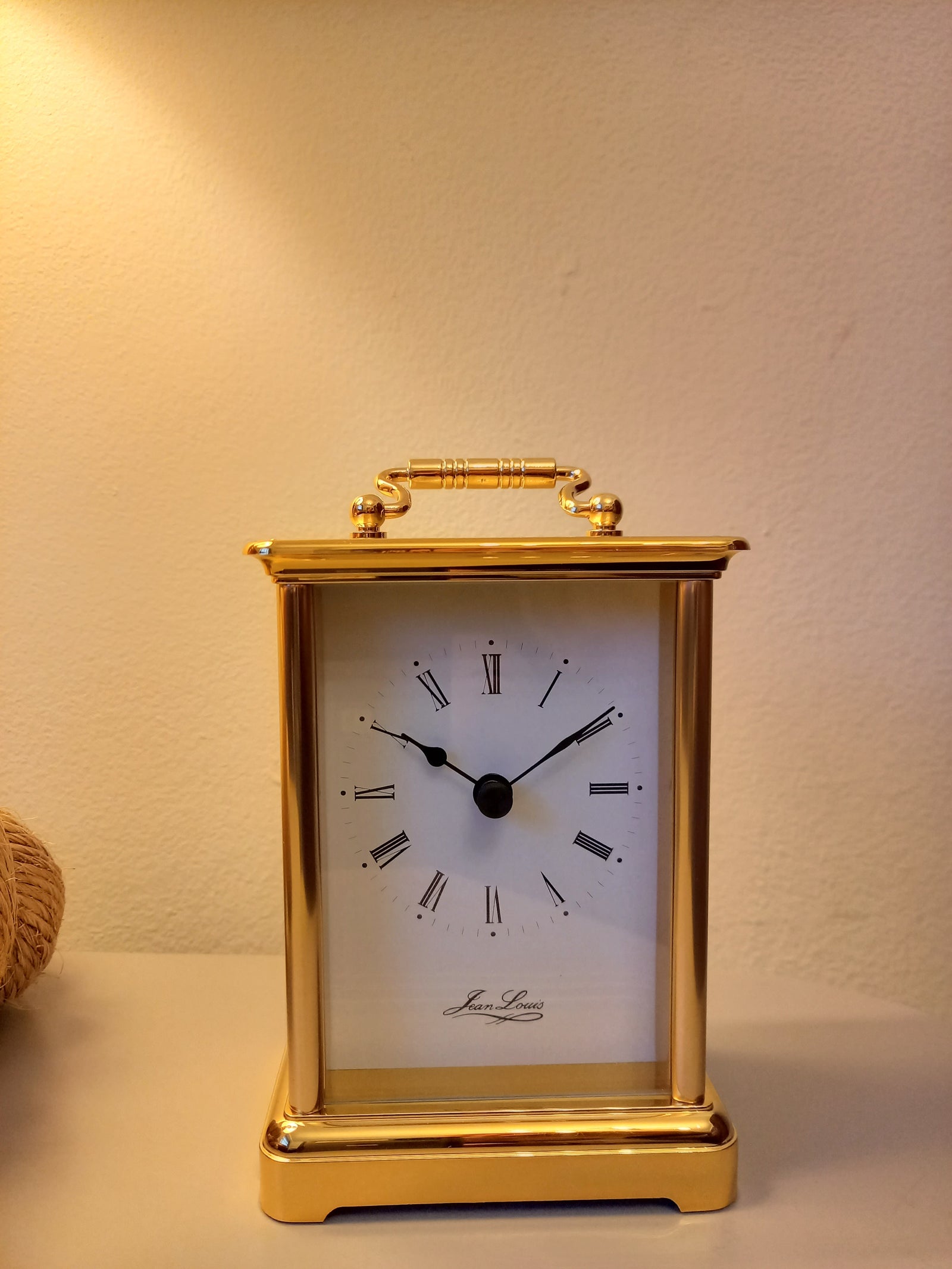 Gold Quartz Carriage Clock