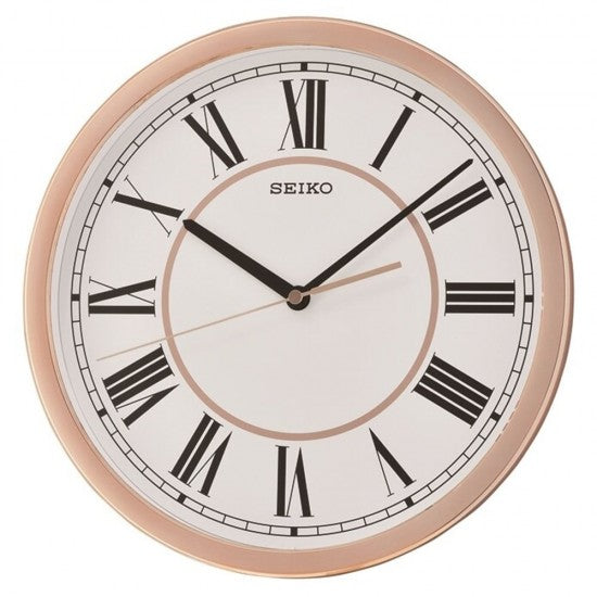 Seiko Rose Gold Wall Clock