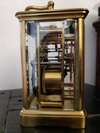 Side view | Brass Carriage Clock - SH Antique | Carriage Clock | Clock Corner