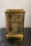 Back view | Brass Carriage Clock - SH Antique | Carriage Clock | Clock Corner