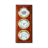 Mahogany Mounted Thermometer / Hygrometer, Barometer &amp; Clock | Barometer | Clock Corner