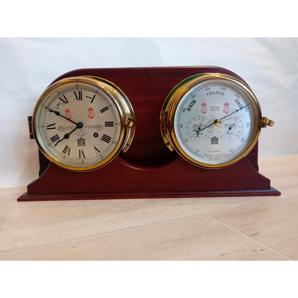 Sewills Mounted Clock & Barometer Set | Barometer | Clock Corner