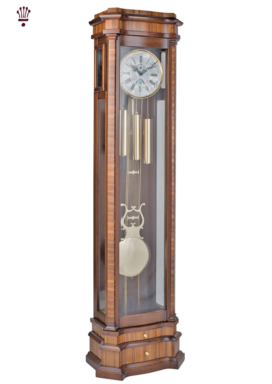 Billib Elise Grandfather Clock - Walnut
